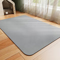 HotLive Dog Food Mat - Absorbent Cat Mat for Food and Water, No Stains Pet Feeding Bowl Mat, Easy to Clean Pet Placemats, Quick Dry Dog Water Dispenser Mat for Messy Drinkers | Grey 16"x 24"