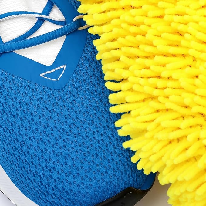 SR ESSENTIALS 2Pcs Shoe Washing Machine Bag with Insoles | Reusable Sneaker Laundry Bags for Machine Wash | Fluffy Fiber 360° Cleaning with Durable Zipper Closure (Yellow Grey & Trees)