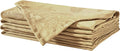 Newbridge Barcelona Damask Fabric Napkins, Set of 4, Gold – No Iron, Soil Resistant Cloth Napkins for Dining, Parties and Holidays