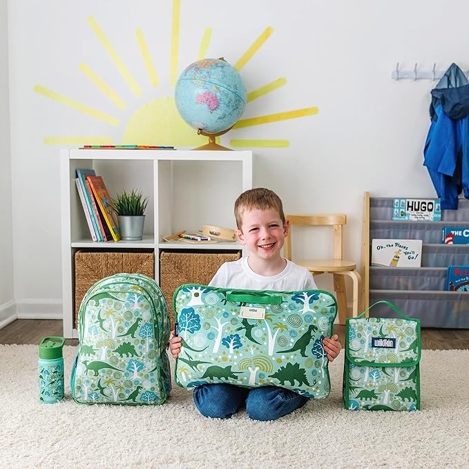 Wildkin Kids Plush Nap Mat – Soft, Cozy, Convenient for Daycare & Preschool