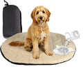Outdoor Dog Bed, Camping Dog Bed,33.46“ x 27.26“, Washable & Foldable& Stain-Resistant, Waterproof Pets Mat, Indoor Outdoor Use, Easy Carry, Ideal for All Breeds, Reversible Portable Mat for Dogs