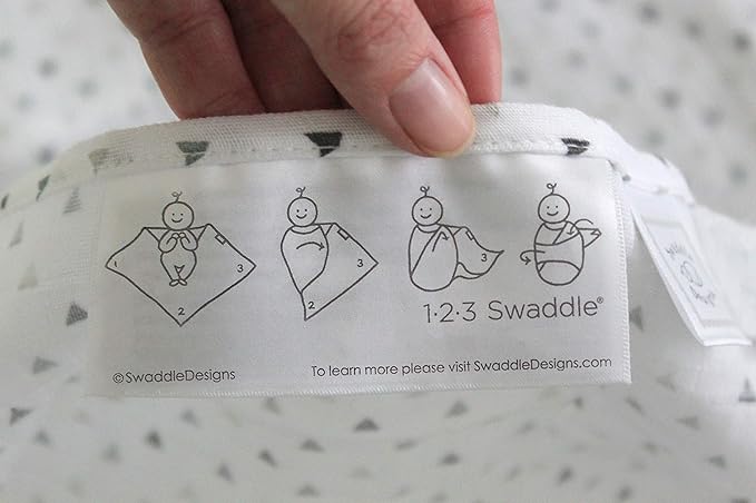 SwaddleDesigns Cotton Muslin Swaddle Blanket, Receiving Blanket for Boys & Girls, Best Shower Gift, 46x46 inches, Sterling Starshine