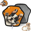Hanxuanyifan French Bulldog Pet Hair Removal Glove for Dogs & Cats,2 PCS Newly Upgraded Reusable Electrostatic Pet Hair Gloves,Dog Hair Remover Tool for Clothing,Couch,Carpet,Car Seat