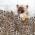 ENSFTF Pet Blanket,Warming Ultra Soft Warming Mat for Indoor Pet Beds & Furniture Reversible Blanket Machine Washable 27.6 * 19.7Inch,Leopard Print