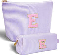 Btffitting Teen Girl Travel Essentials - Birthday Gifts for Girls Teens Kids Daughter Sister Her,Cute Trendy Stuff Makeup Bag Set Cosmetic Bag - Lavender,E