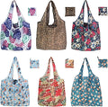 6 Pack Reusable Grocery Bags Heavy Duty with Handles, Reusable Shopping Bags for Women, Foldable, Washable for Store, Travel