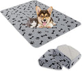 Dog Crate Pee Pads - Wahable Dog Rugs Non-Slip Puppy Pads for Small Dogs, Water Absorb Training Pads (2740 Gray)