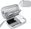 Lcsmaokin Electronics Travel Organizer,Portable Waterproof Electronic Travel Storage Bag for Small Charging Cord Storage,Charger,Small Electronics,SD Card etc,for Travel,Business -Grey
