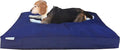 Dogbed4less Large Memory Foam Dog Bed Pillow with Orthopedic Comfort, Waterproof Liner and Heavy Duty 1680 Nylon Cover 41X27 Inches, Blue