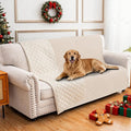CYCMACO Waterproof Dog Bed Cover Pet Blanket, Soft Couch Cover for Dogs Washable, Non-Slip Dog Blanket Protect Furniture Couch Sofa Car for Puppy Large Dogs Cat (52x82 Inch, Beige)