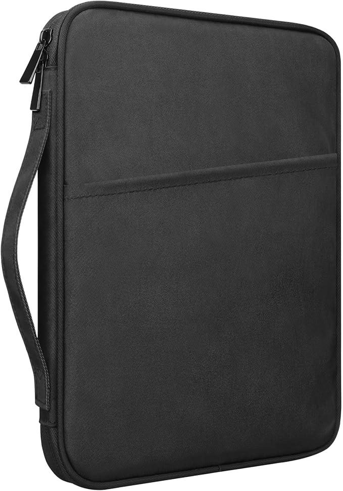Lacdo Tablet Sleeve Bag Carrying Case for 13 inch New iPad Pro M5 M4 2025-2024, 13 inch New iPad Air M3 M2 2025-2024, 12.9 inch iPad Pro 6 5 4 3 2022-2018 with Magic Keyboard, Water-Resistant, Black