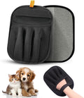 Pet Hair Removal Glove – Newly Upgraded Electrostatic Five-Finger Cat & Dog Hair Remover Tool for Clothes, Furniture, Carpet, Curtains & Car – Reusable Grooming Mitt for Pets
