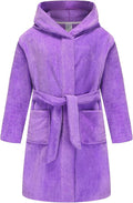 Fraprasty Boys Girls Hooded Robe Soft Touch Robe Kids Terry Cloth Cotton Spa Bathrobe Sleepwear 2-14 Years