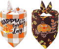 ADOGGYGO Thanksgiving Dog Bandana Fall Autumn Pet Bandana Reversible Triangle Bibs Scarf Accessories for Large and Extra Large Dogs Pets (X-Large, Thanksgiving)