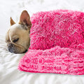 Petbuy Pet Dog Bed Blankets, Fluffy Fleece Dog Throw Blankets Sleep Mat,Soft Puppy Blankets Cat Kitten, S M L XL,Fuzzy Reversible Sherpa Blanket for Bed, Couch, Sofa, Travel,Washable & Lightweight