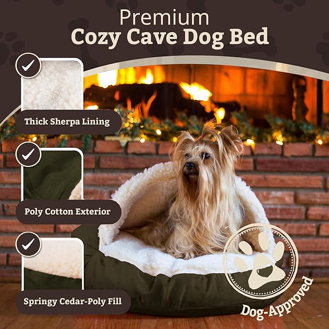 Small Snoozer Cozy Cave, Olive