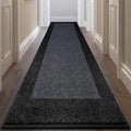 DOMUSTEX Machine Washable Runner Rug 32" x 120", Non Slip Kitchen Mat for Floor, Absorbent Entryway Rug for Kitchen, Bedroom, Living Room, Hallway, Door (Roll Packing)