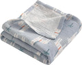 NTBAY 2 Layer Muslin Cotton Baby Swaddle Blanket, 30x40 Soft and Breathable Receiving for Newborns and Infants, Perfect for Crib, Stroller, Travel, Lightweight Nursery Blanket, Palm and Zebra