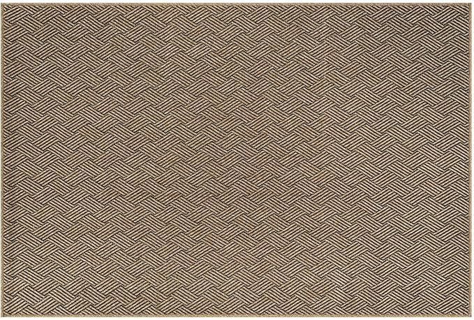 Easy Jute Rugs 2x3 Herringbone Natural Color Living Room Indoor Outdoor Door Mat for Patio and Kitchen Rug High Traffic Washable Easy to Clean Solid Boho Woven Design Carpet (2 x 3)