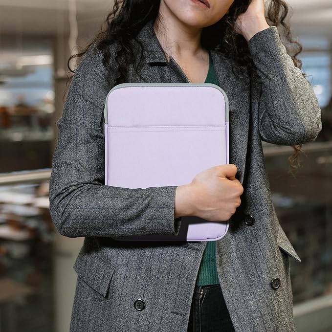 9.7-11" Tablet Carrying Sleeve Bag for Amazon Fire Max 11 Inch / 10.1" Fire HD 10 & 10 Plus/Fire HD 10 Kids & 10 Kids Pro,11" Inch iPad 11th / Pro M5 M4 / iPad Air 11 M3 M2 Protective Case(Purple)