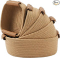 ECDYQXVU 5 Piece Storage Baskets Small Woven Basket with Detachable Leather Handle, Cotton Rope Shelf Baskets for Closet Organizers, Different Sizes Basket Decor, Jute Brown