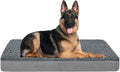 GOHOO PET Jumbo Human Dog Bed, Orthopedic Memory Foam Pet Mat, Washable Dog Crate Bed with Cooling Gel, Removable Cover & Waterproof Lining