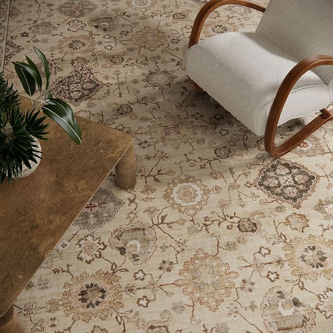 10x12 Area Rugs for Living Room: Bedroom Rug Stain Resistant Non Slip Low Pile Soft Lightweight Carpet for Kitchen Dining Room Nursery Kids Room Farmhouse Home Office