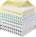 Kitinjoy Cotton 8 Pack Terry Kitchen Dish Cloths, 12 x 12 Inches Super Soft and Absorbent Dish Rags, Quick Drying Dish Towels for Washing Dishes, Multi-Colored