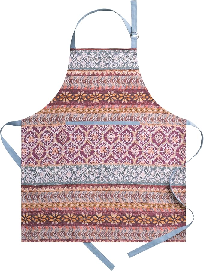 Maison d' Hermine 100% Cotton Apron for women with Pocket Kitchen Chef Apron for Men Cooking Gardening Server Waitress