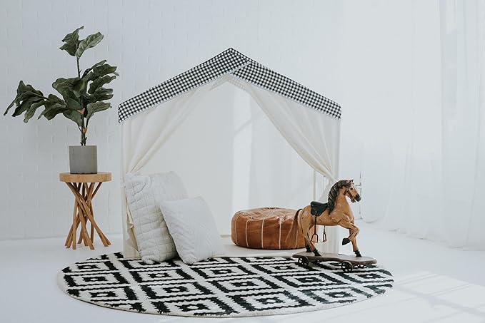 Sugar Bee & Sea Large Kids Play Tent with Storage Bag – Indoor & Outdoor Playhouse Fort for Boys & Girls – Spacious, Easy-Assemble Pop-Up Kids Tent – Gift for Ages 3–10