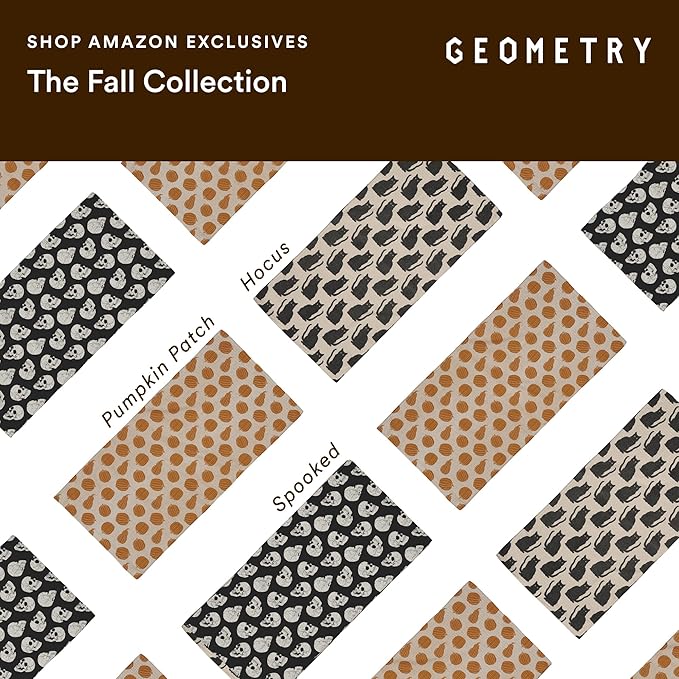 GEOMETRY Bar Towels for Kitchen - Premium Towels for Cleaning Dishes & Glassware - Absorbent & Fast Drying Kitchen Towels - Lolita, 12" x 14" - 1-Piece