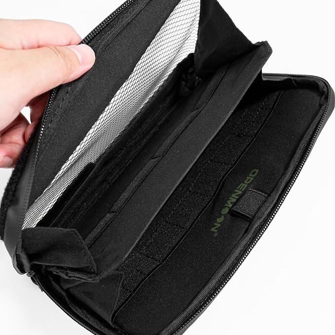 OPENMOON Translucent Storage Electronics & Camera Accessory Pouch - Cable Organizer Gear Accessories Pouch Travel Camera Essentials - M Thin Version