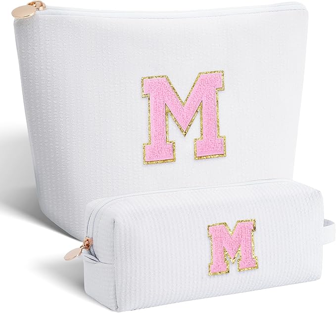 Btffitting Mothers Day Gifts for Mom,Mum Gifts from Daughter,Birthday Gifts for Wife Sister Her,Mother in Law Gift,Mama Gifts Idea,Makeup Bag Set Cosmetic Bag - White,M