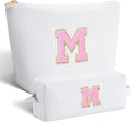 Btffitting Mothers Day Gifts for Mom,Mum Gifts from Daughter,Birthday Gifts for Wife Sister Her,Mother in Law Gift,Mama Gifts Idea,Makeup Bag Set Cosmetic Bag - White,M