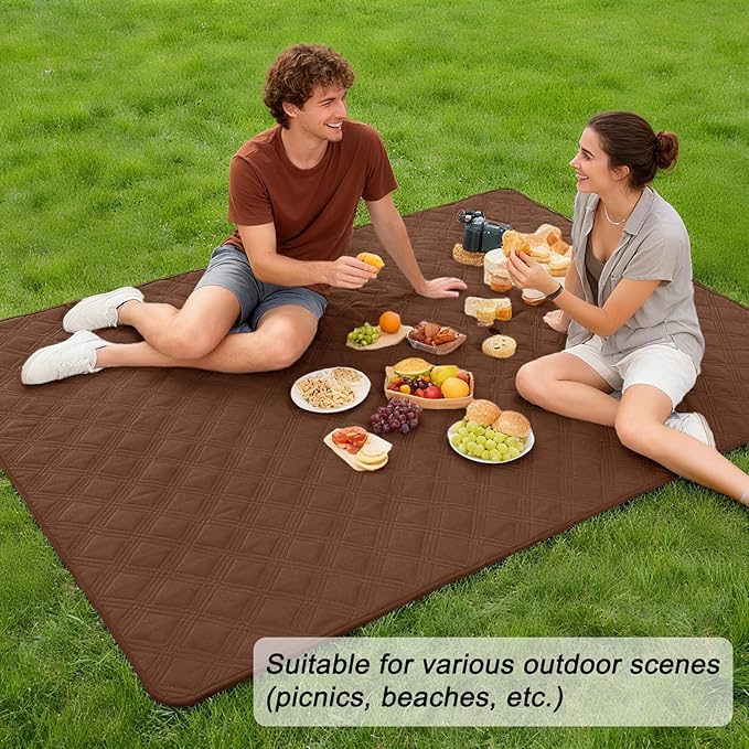 hyha Waterproof Dog Blanket, Reversible Pet Bed Blanket, Soft Sofa Couch Cover for Dogs Washable, Waterproof Pet Couch Covers for Sofa Puppy Cats Furniture Protector(82"x82", Brown/Chocolate)