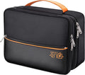 OliviaLiving Electronics Travel Organizer, Double Layer Cable Organizer Bag Waterproof Electronics Accessories Storage Bag for Charger, Phone, Power Bank, Hard Drive, Cord, Tablet