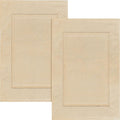 ELITE Emporium Home Collection 2-Piece Cotton Bathroom Mat Set, 21" x 34" - 100% Cotton, Absorbent, Quick-Dry, Bath Towel Mats for Floor, Beige [Not a Bathroom Rug]
