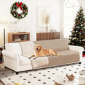 CYCMACO Waterproof Dog Bed Cover, Non-Slip Dog Blanket for Couch, Couch Covers for Dogs Washable, Pet Blanket for Furniture, Pet Bed Mat for Sofa, Car, Pet Supplies (68x82 Inch, Khaki)