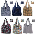 6 Pack Reusable Grocery Bags Heavy Duty with Handles, Reusable Shopping Bags for Women, Foldable, Washable for Store, Travel