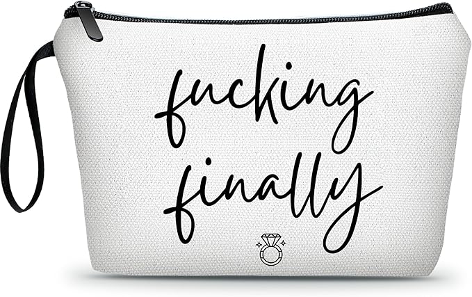 ARIOSEY Bride To Be Gifts - Travel Makeup Bag, Engagement & Bachelorette Gifts