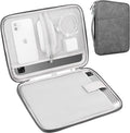 Lacdo Tablet Sleeve Bag Carrying Case for 13 inch New iPad Pro M5 M4 2025-2024, 13 inch New iPad Air M3 M2 2025-2024, 12.9" iPad Pro 6 5 4 3 with Magic Keyboard, Water-Resistant iPad Pro Bag,Dark Gray