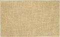 HARFINGTON 6pcs Linen Fabric Placemats 12" x 18" Polyester Rectangle Place Mats Machine Washable Heat Resistant Kitchen Table Mats for Outdoor Indoor Party Family Holiday, Khaki
