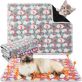 Clysee 4 Pack Self Heating Cat Bed Cat Self Warming Pad with Removable Cover Extra Warm Thermal Pet Pad Washable Pet Crate Mat Anti Slip Kennel for Indoor Outdoor Pets(Stars Moon,16 x 20 Inches)