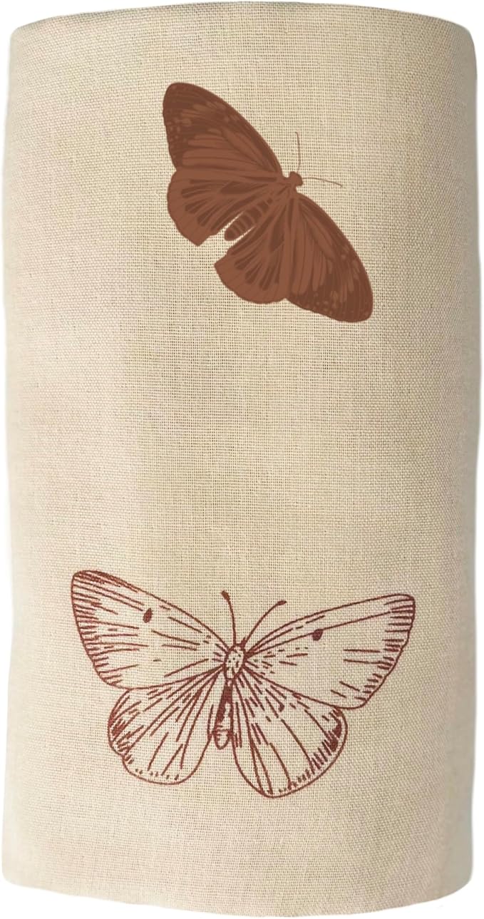 Leyl&Ari Muslin Baby Swaddle Blanket | 100% Organic Receiving Wrap (Boho Butterflies)