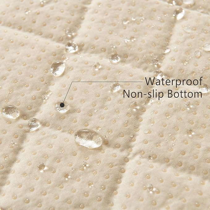 SPXTEX Dog Crate Pads Dog Pee Pads Rugs Washable Dog Pads, Non Slip Puppy Pee Pads for Small Dogs, Waterproof Pet Pad Rug, Dog Whelping Training Pads for Dogs, 2 Piece, 20"x30" Black