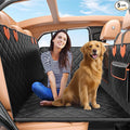 IJVAE Truck Back Seat Extender for Dogs Hard Bottom Holds 500lbs,Dog Car Seat Cover for Back Seat, Waterproof and Can be stored Dog Hammock for Car SUV