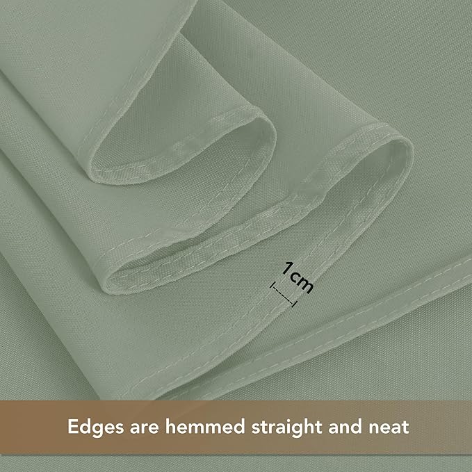 sancua Sage Green Tablecloths for 8 Foot Rectangle Tables, 8 Pack - Washable Polyester Fabric Table Cloth for Wedding Party, Birthday, Banquet Reception, 60x120 Inch