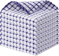 Kitinjoy Cotton 8 Pack Terry Kitchen Dish Cloths, 12 x 12 Inches Super Soft and Absorbent Dish Rags, Quick Drying Dish Towels for Washing Dishes, Blue