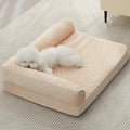 BFPETHOME Orthopedic Dog Beds for Large Dogs-Waterproof Sofa Dog Bed with Removable Washable Cover, Large Pet Bed with Waterproof Lining and Nonskid Bottom,Pet Bed for Dogs