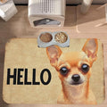 Chihuahua Dog Food Mat for Floors Waterproof,Quick Dry Anti-Slip Dog Bowl Mats for Food and Water,Pet Feeding Mats,Pet Placemat for Messy Drinkers to Protect Floors,Pets Supplies 17.72×11.81in